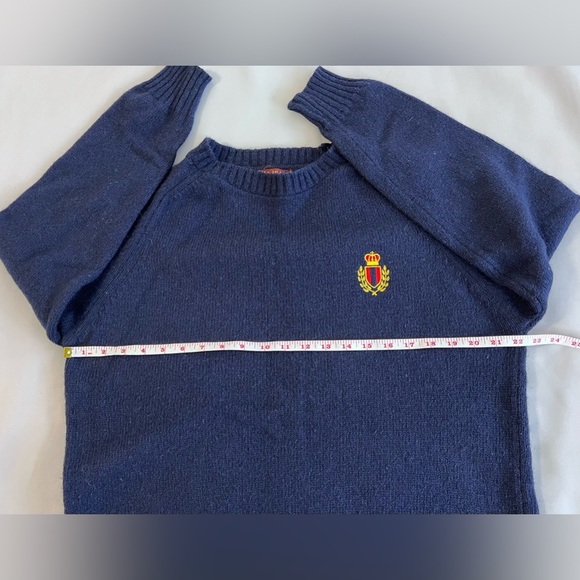 Saddlebread Vintage Sweater Mens Sz Large ‎ Wool Outdoor Blue / Navy - Picture 7 of 8